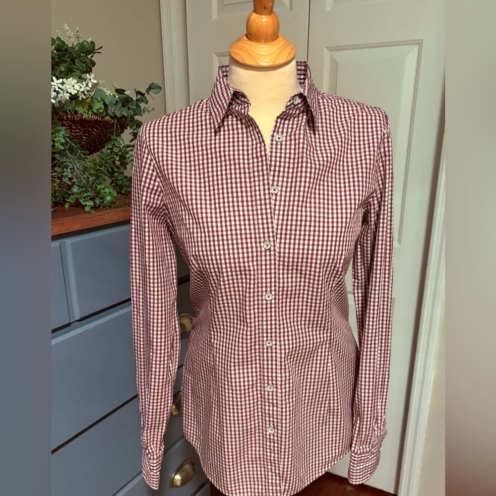 Brooks Brothers Women's check shirt, size 8